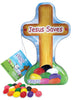 Jesus Saves! The Jelly Bean Prayer Cross Tin with Jelly Beans